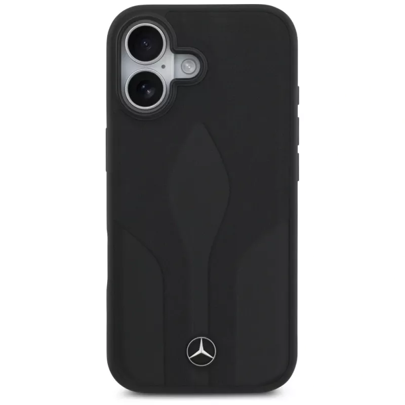 Mercedes Leather The Move MagSafe Case for iPhone 17 Black