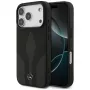 Mercedes Leather The Move MagSafe Case, skirtas iPhone 17 Pro, juoda
