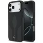 Mercedes Leather The Move MagSafe Case for iPhone 17 Pro Max Black