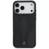 Mercedes Leather The Move MagSafe Case for iPhone 17 Pro Max Black