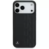 Mercedes Leather Laurel Leaves MagSafe Case for iPhone 17 Pro Max Black
