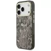 Guess Python Pattern MagSafe Case for iPhone 17 Pro Brown