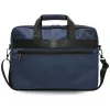BMW Nylon Laptop Messenger Bag su metaliniu logotipu, tamsiai mėlyna, 16 colių