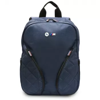 BMW Nylon Laptop Backpack 16 inch Navy Blue