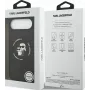 KARL LAGERFELD Silicone Karl & Choupette Ring MagSafe Case for Apple iPhone Air - Black