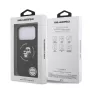 KARL LAGERFELD Silicone Karl & Choupette Ring MagSafe Case, skirta Apple iPhone 17 Pro, juoda