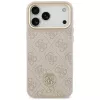 Guess 4G Strass Logo & Big Strap Metal Buttons MagSafe Case for Apple iPhone 17 Pro Max Pink