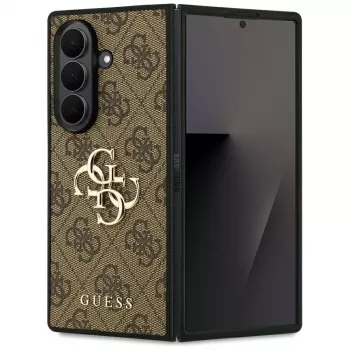 Guess Big 4G Logo Classic Case, Samsung Galaxy Z Fold7, Brown