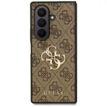 Guess Big 4G Logo Classic Case, Samsung Galaxy Z Fold7, Brown