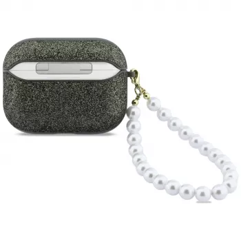 Guess Glitter Pearl Strap dėklas AirPods Pro 3, Khaki