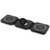 Guess 4G Wireless Charger – 3 viename indukcinė įkrovimo stotelė su MagSafe, iPhone, AirPods ir Apple Watch, 15 W (juoda)