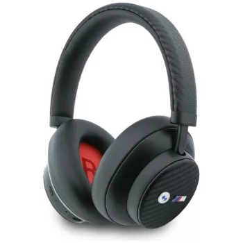 BMW M Carbon Metal Logo Bluetooth ENC Over-Ear ausinės, juodos