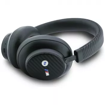 BMW M Carbon Metal Logo Bluetooth ENC Over-Ear ausinės, juodos