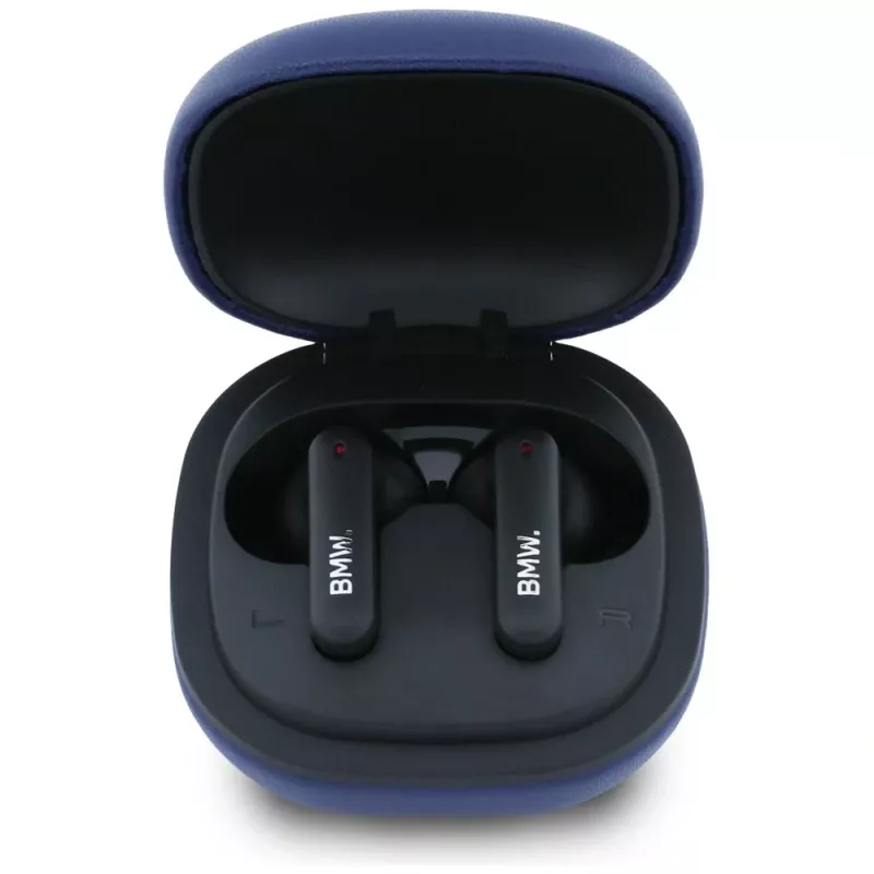 BMW LeatherMetal Logo ENC TWS Bluetooth ausinės, Navy