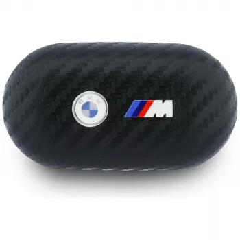 BMW Bluetooth TWS Earbuds Carbon Metal Logo ENC Black