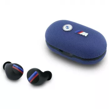 BMW M Metal Logo TWS Bluetooth 5.3 ausinės su ENC, mėlynos