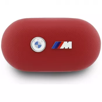 „BMW M Metal Logo“ TWS belaidės Bluetooth ausinės su ENC, raudonos