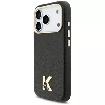 Karl Lagerfeld Karl Head Logo MagSafe dėklas, skirtas Apple iPhone 17 Pro, juodas