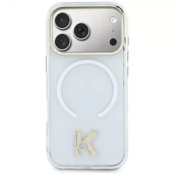KARL LAGERFELD IML K Head Logo MagSafe Case, skaidrus, iPhone 17