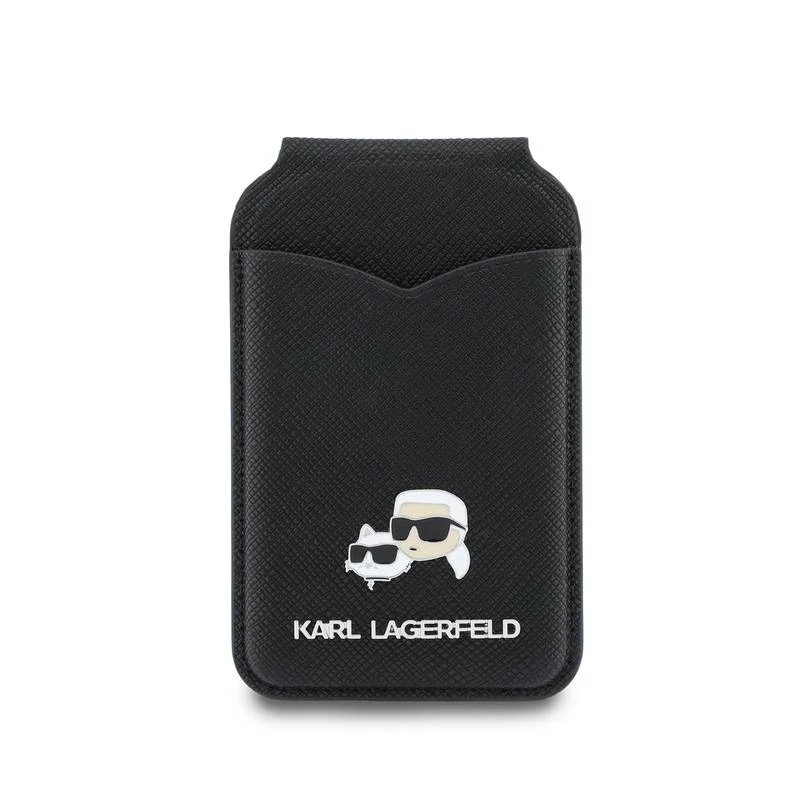 Karl Lagerfeld Stand Mirror MagSafe Wallet Black