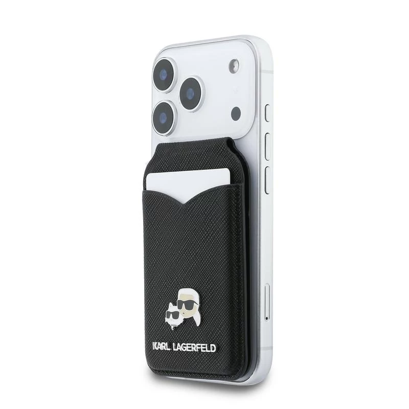 Karl Lagerfeld Stand Mirror MagSafe Wallet Black