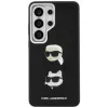 Karl Lagerfeld Saffiano Double Heads Metal Dėklas, Samsung Galaxy S26 Ultra, Juodas