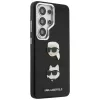 Karl Lagerfeld Saffiano Double Heads Metal Dėklas, Samsung Galaxy S26 Ultra, Juodas