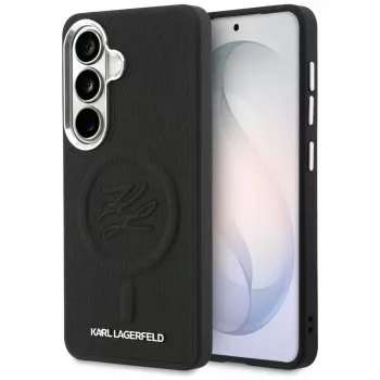 Karl Lagerfeld Embossed Ring Initials MagSafe Dėklas Samsung Galaxy S26+ Juodas