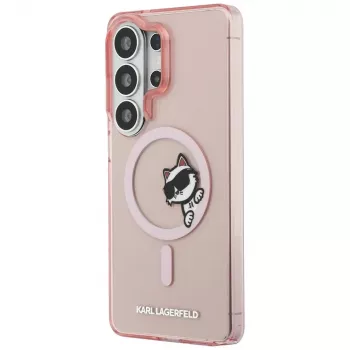 KARL LAGERFELD IML Peekaboo Choupette MagSafe dėklas, skirtas „Samsung Galaxy S26 Ultra“, rožinis
