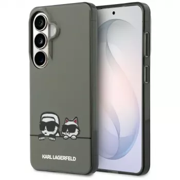 KARL LAGERFELD IML Peekaboo Karl & Choupette MagSafe dėklas, skirtas Samsung Galaxy S26, juodas