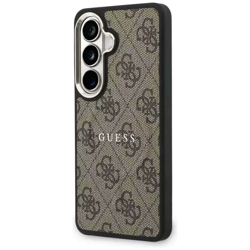 Guess 4G Embossed Ring MagSafe Case, Samsung Galaxy S26 (Brown)