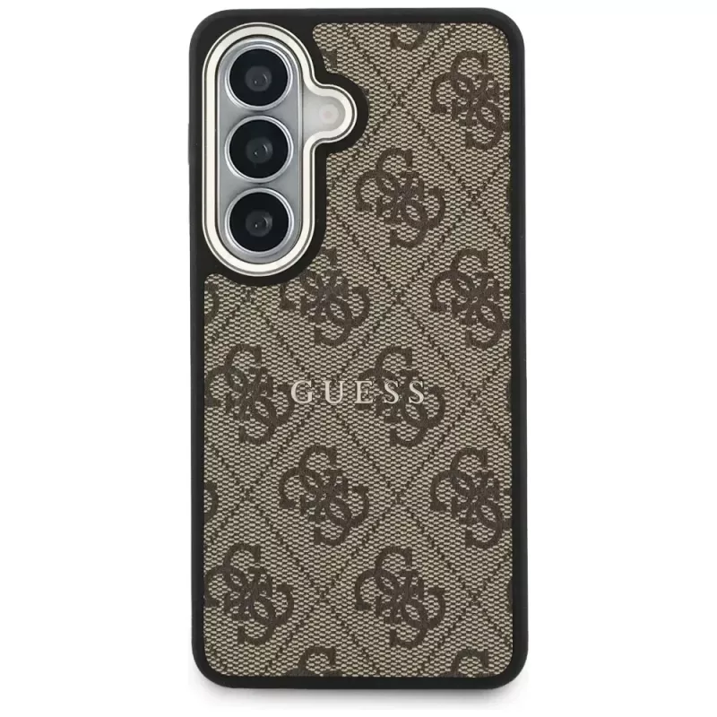 Guess 4G Embossed Ring MagSafe Case, Samsung Galaxy S26 (Brown)