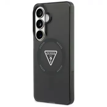 Guess IML Gradient Triangle MagSafe dėklas, skirtas „Samsung Galaxy S26“ – juodas