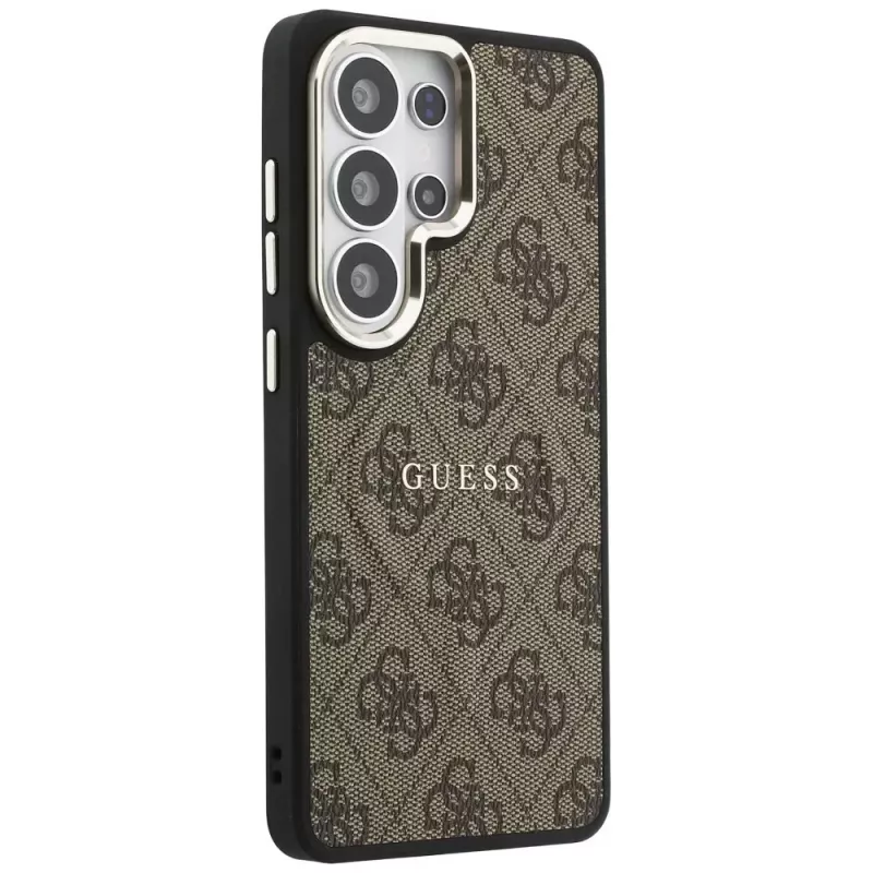 Guess 4G Embossed Ring MagSafe Case Samsung Galaxy S26 Ultra (Brown)