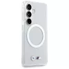 BMW IML Shockproof Metal Logo MagSafe Case for Samsung Galaxy S26 Transparent