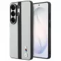 BMW Perforated Stripe Logo MagSafe Dėklas, skirtas Samsung Galaxy S26 Ultra, pilka
