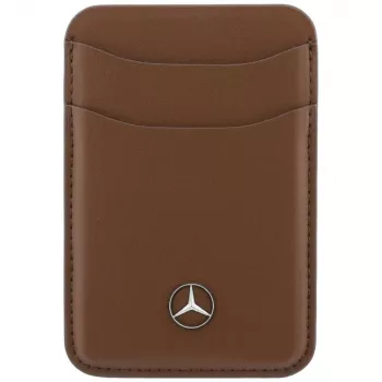 Mercedes Leather MagSafe Wallet Camel