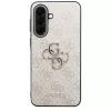 Guess Leather 4G Metal Logo Dėklas, Samsung Galaxy A57 5G, Rožinis