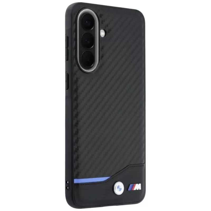 BMW M Carbon Dėklas, skirtas Samsung Galaxy A57 5G, juodas