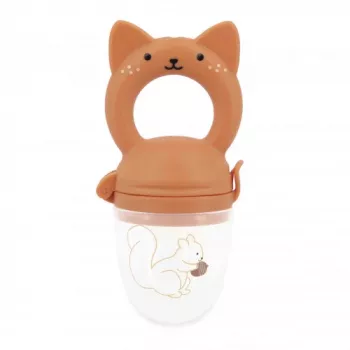 Kaloo Baby Gift Set Fruit Teether + Bib Grignoti the Squirrel