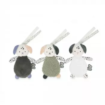 Kaloo Stimuli Puppies Sensorinis Doudou rinkinys – 3 vnt.
