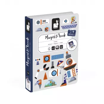 Janod Magnetibook Kosmos Magnetinis Lavinamasis Žaidimas - Kosmoso Tema