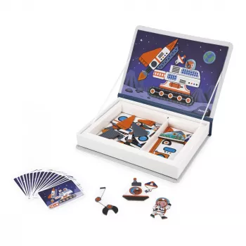 Janod Magnetibook Kosmos Magnetinis Lavinamasis Žaidimas - Kosmoso Tema