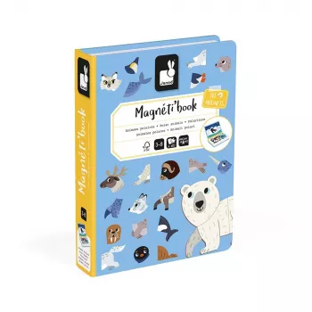Janod Magnetibook Polar Animals Magnetinis Lavinamasis Žaislas