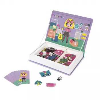 Janod Magnetibook Costumes Girl