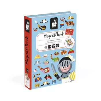 Janod Magnetibook Boy Costumes Magnetinis Lavinamasis Žaidimas – 36 Detalės