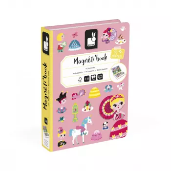 Janod Magnetibook Princesses magnetinių žaidimų rinkinys