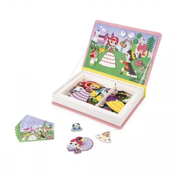 Janod Magnetibook Princesses magnetinių žaidimų rinkinys