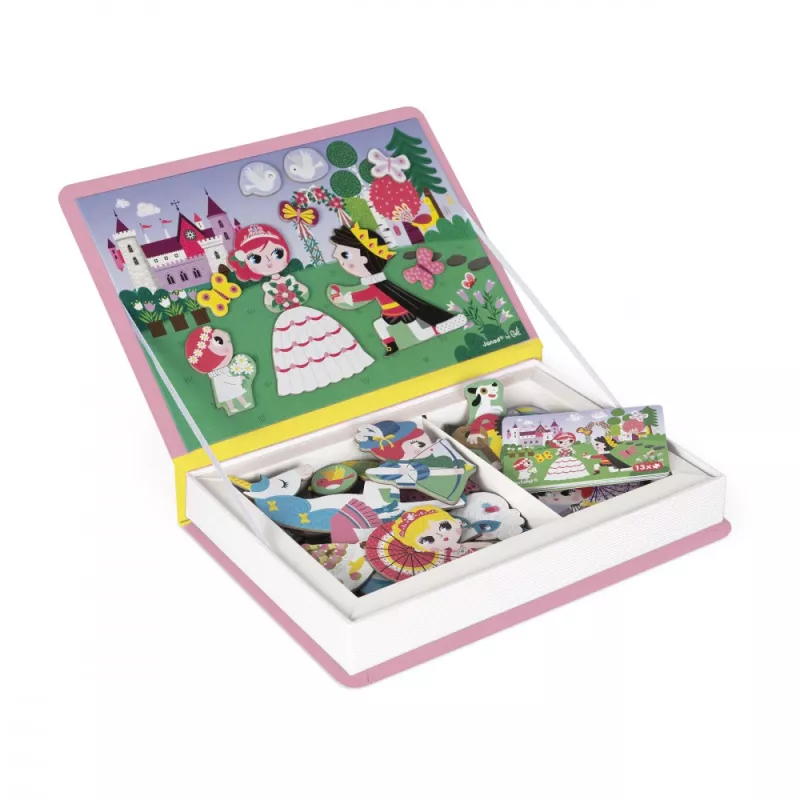 Janod Magnetibook Princesses magnetinių žaidimų rinkinys