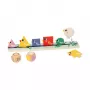 Janod Educational Sorting Game Shape, Color and Size Sorting Birds 2+